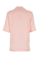 Camicia di raso rosa pastello di Burberry
