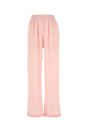 Pantalone del pigiama satinato rosa pastello Burberry