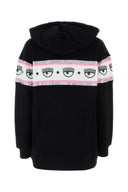 Chiara Ferragni Schwarz Baumwolle Oversize Sweatshirt