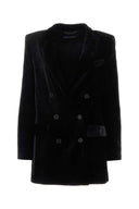 Blazer di velluto nero di Alberta Ferretti