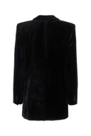 Blazer di velluto nero di Alberta Ferretti