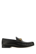 Schwarze Leder-Loafer von Gucci