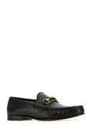 Schwarze Leder-Loafer von Gucci