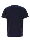 Camiseta de algodón azul medianoche de burro salvaje