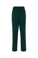 Pantalón de lana verde oscuro de Alexandre Vauthier