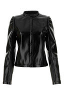 Courreges Black Vinyl Jacket