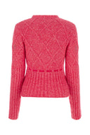 Suéter de mezcla de lana de cormio fuchsia
