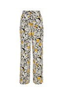 Lanvin bedruckte Satinhose