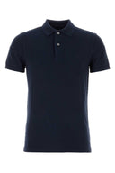 Polo di tom ford blu scuro blu scuro