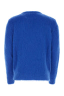 Suéter de mezcla de lana azul eléctrica Balmain