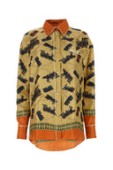 Camicia di seta stampata a Bally