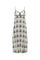 Palm Angels bedruckte Viskosekleid