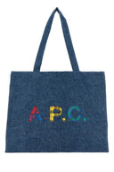 A.P.C. Borsa per la spesa di denim Diane