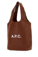 A.P.C. Caramel Synthetic Leather Shopping Bag