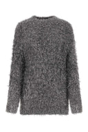 Suéter de blend de nylon de plata de isabel marant