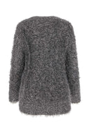 Suéter de blend de nylon de plata de isabel marant