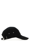 Isabel Marant Black Cotton Tedji Baseballkappe