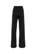Mm6 maison margiela black sttretglet poliester miscele pant
