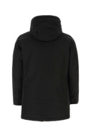 Woolrich Black Cotton Blend Down Jacket