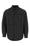 Palm Angels besticktes Nylon -gepolstertes Hemd