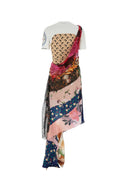 Marine Serre Printed Cotton T Shirt Dress