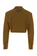 Palm Angels Mud Cotton Blend Blazer