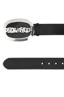 Dsquared Black Leather Belt