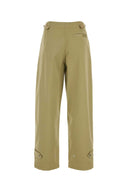 Pantalón de algodón verde de Burberry Military