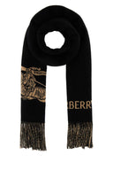 Burberry Black Cashmere Scarf