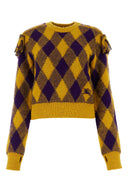 Suéter de lana bordada de Burberry