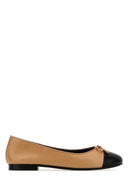 Tory Burch Beige Nappa 가죽 발레리나