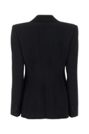 Alexander Mcqueen Black Twill Blazer