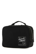 Maison Kitsune Black Nylon Belt Bag