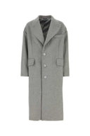 Dolce & Gabbana Grey Woll Mischmantel