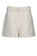 Self Portrait Cream Boucle Short