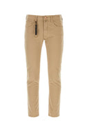 Incotex Beige Stretch Cotton Pant