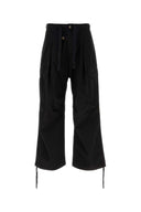 Pantalone cargo di cotone nero darkpark