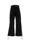 Pantalone cargo di cotone nero darkpark