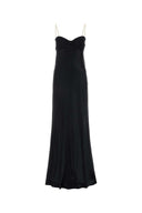 Miu Miu Black Stain Long Dress