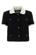 Miu miu svart bouclé cardigan