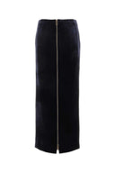 Fendi dunkelblauer Samtrock