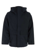Nanamica Navy Blue Polyester Raincoat