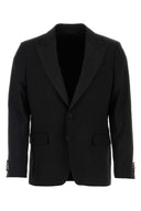 Etro Black Stretch Wool Blazer