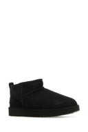 Ugg Black Suede Classic Ultra Mini Ankle Boots