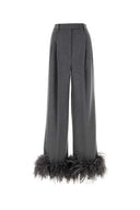 Prada Grey Cashmere Pannello largo