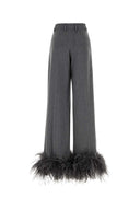 Prada Grey Cashmere Pannello largo