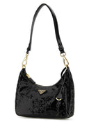 Prada Black Fabric Re Edition Shoulder Bag