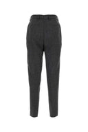 Prada dunkelgraue Wolle Hose