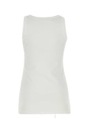 Prada White Cotton Tank Top