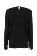 Lanvin Black Triacetate Blend Blouse